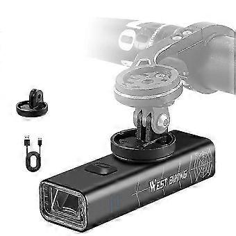 Set di luci da ciclismo con luce anteriore a sospensione USB 800LM - Lampada per bici da strada impermeabile per tutti i tipi di bici