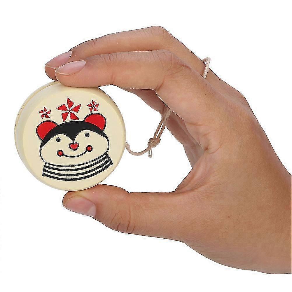Träjojo för barn, mycket lättanvänd leksak, julklapp, födelsedagspresent