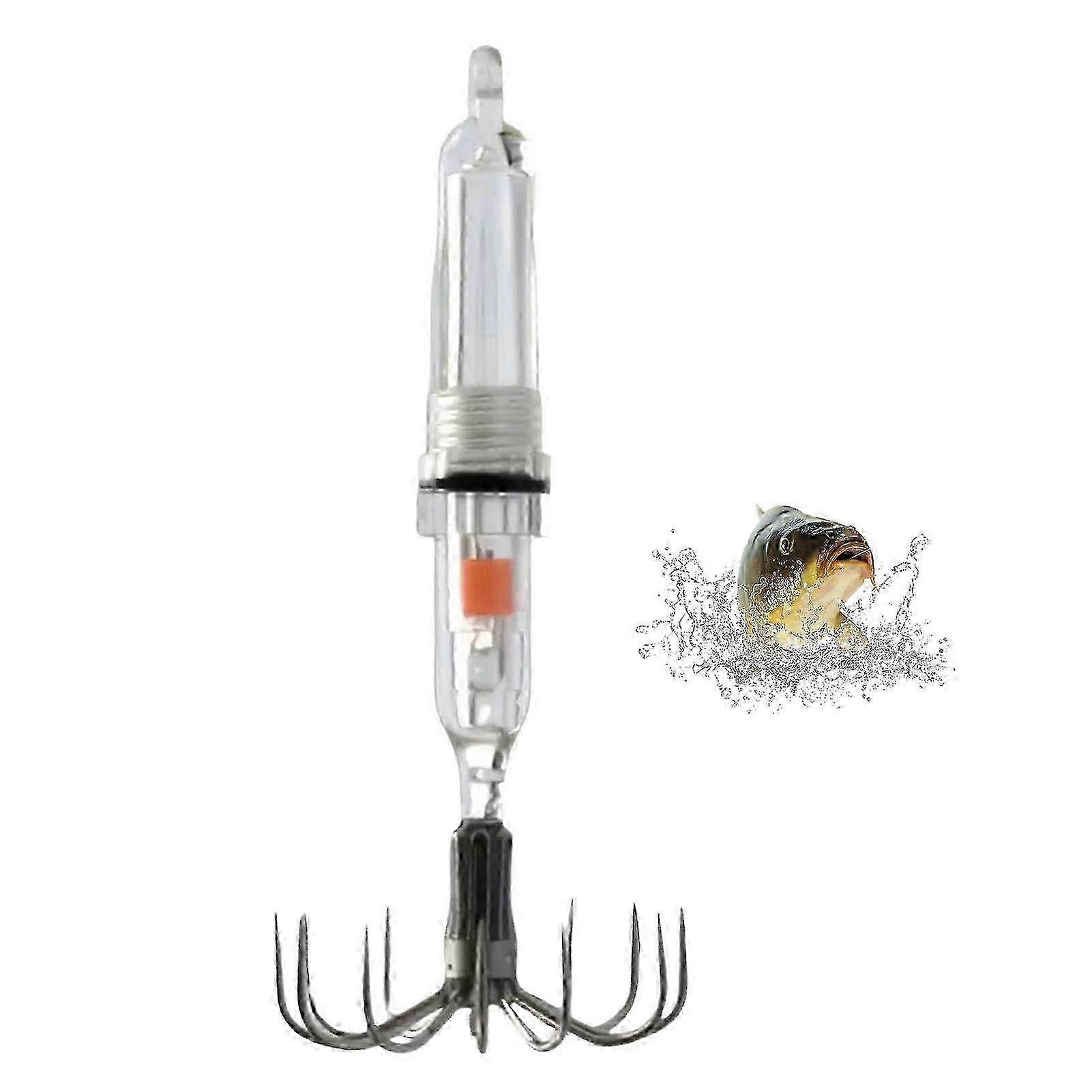 2025 Luminous Squid Jig Hooks Light Multifunctional Use Waterproof LED Deep Sea Fishing Tackle Suitable for Various Environments