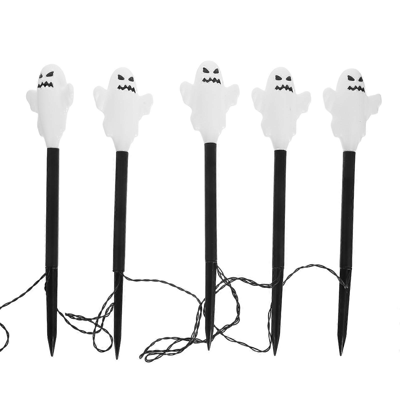 Halloween Ghost Pathway Light for Outdoor Decoration 1Set Ghost Stake Lamp