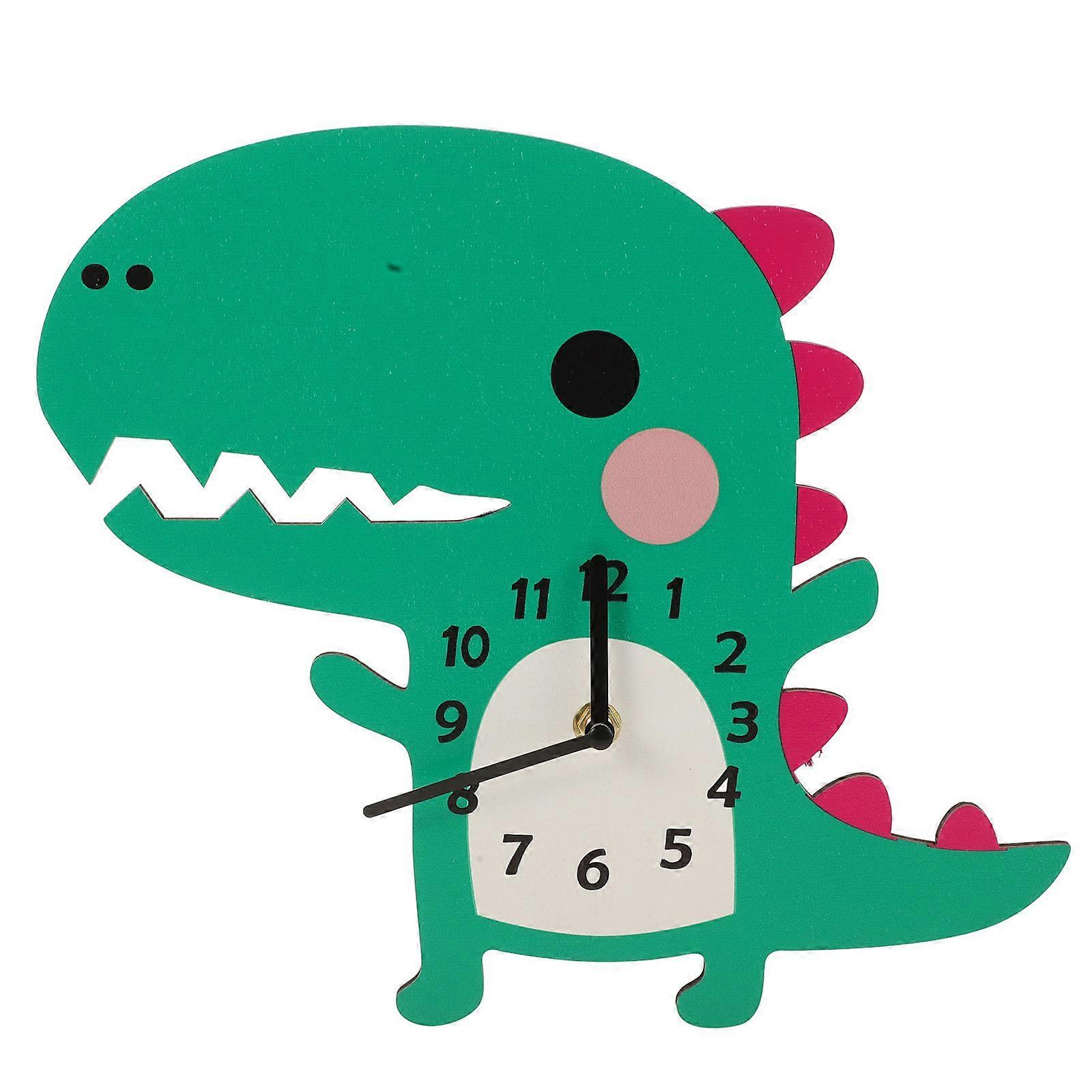 Children's Hanging Clock Dinosaur Design Wall Clock for Office