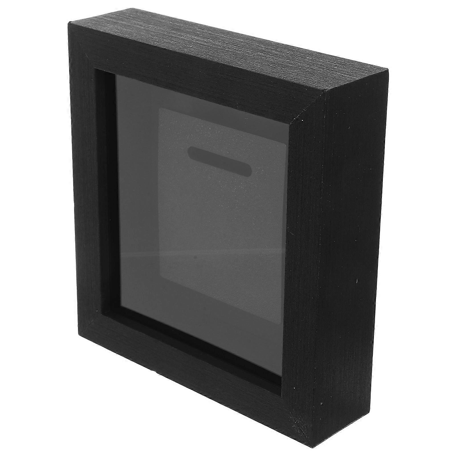 Wooden Marathon Medal Display Frame for Tabletop with Shadow Box