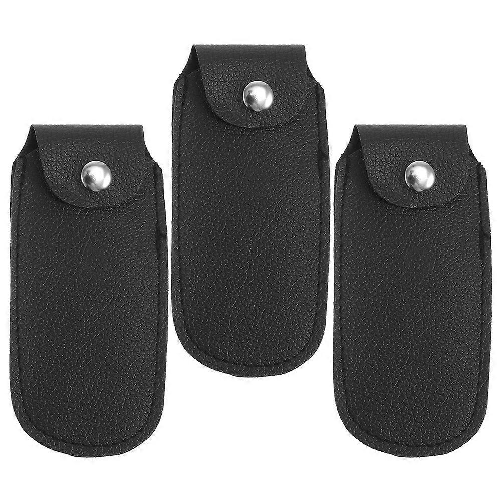 Faux Harmonica Case for Storage Use 3Pcs Protects from Damage