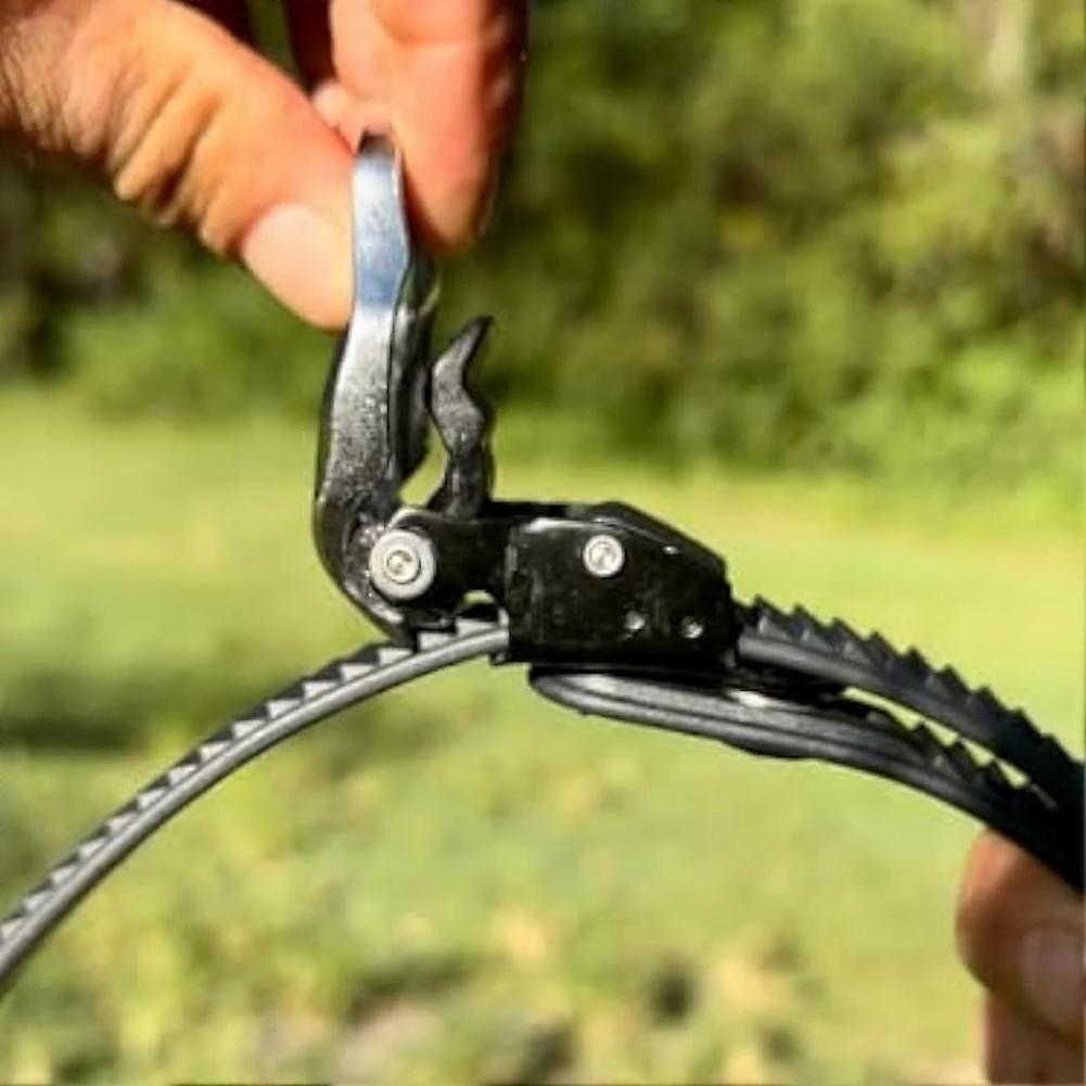 Sangle de verrouillage robuste et ultime, sangles à cliquet polyvalentes connectables, réutilisables et sécurisées, n'importe où
