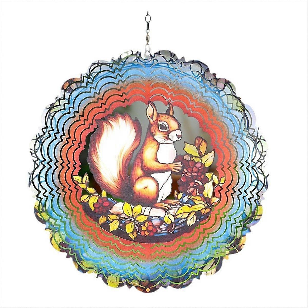 Metal Reflective Wind Spinners Outdoor Garden Decor