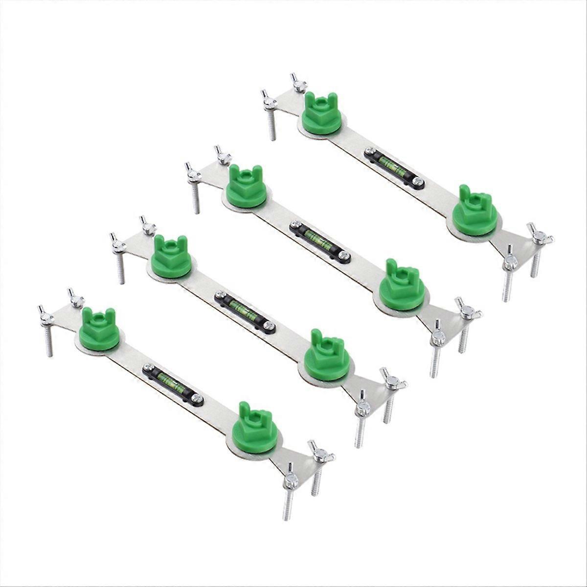 Metal Hot and Cold Water Pipe Leveler with Bubble Level