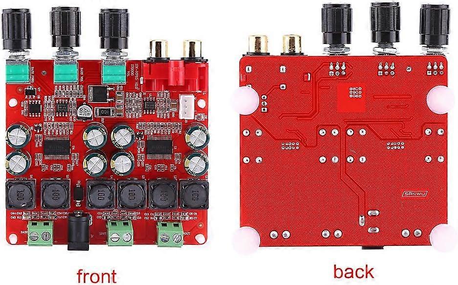 TPA3118 2.1 Channel Stereo Subwoofer Amplifier Board, 30W+30W+60W Home Audio Power Module 12V26V