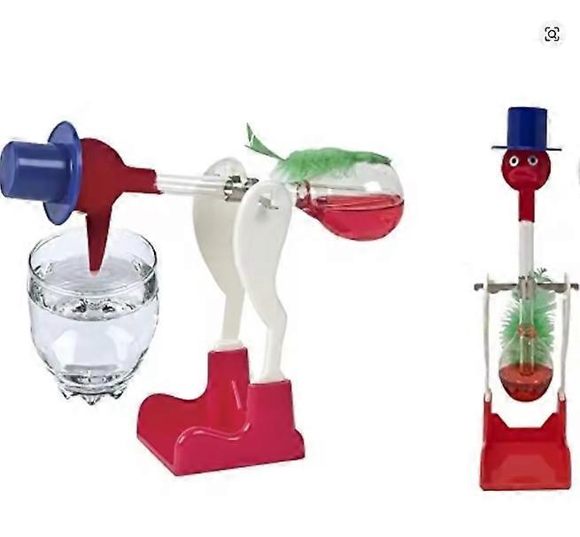 Perpetual Motion Drinking Bird with Fluid for Non-Stop Balancing Educational Kids Toy