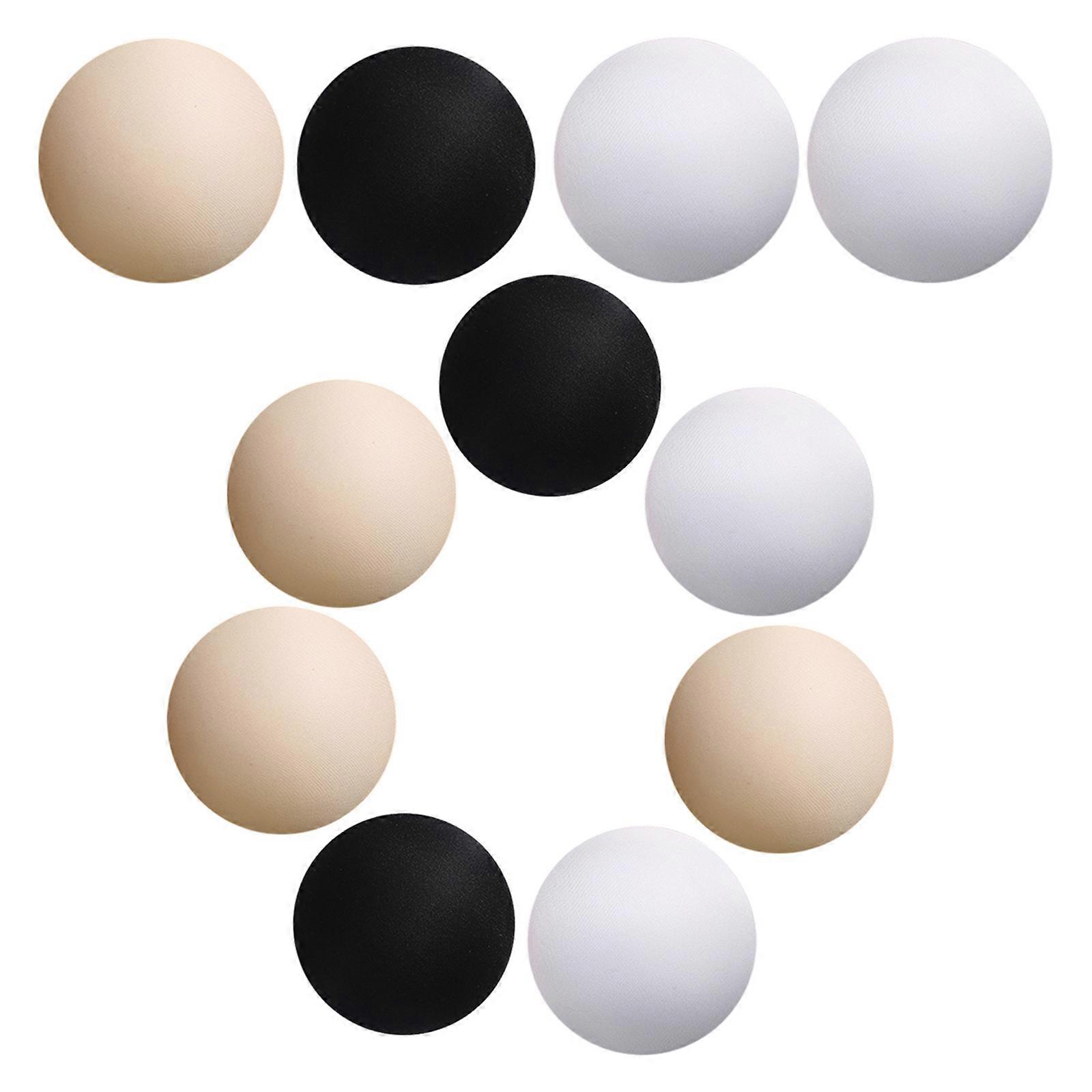 6 Pairs Round Bra Inserts Breathable Sponge Bra Inserts Useful Bra Pads