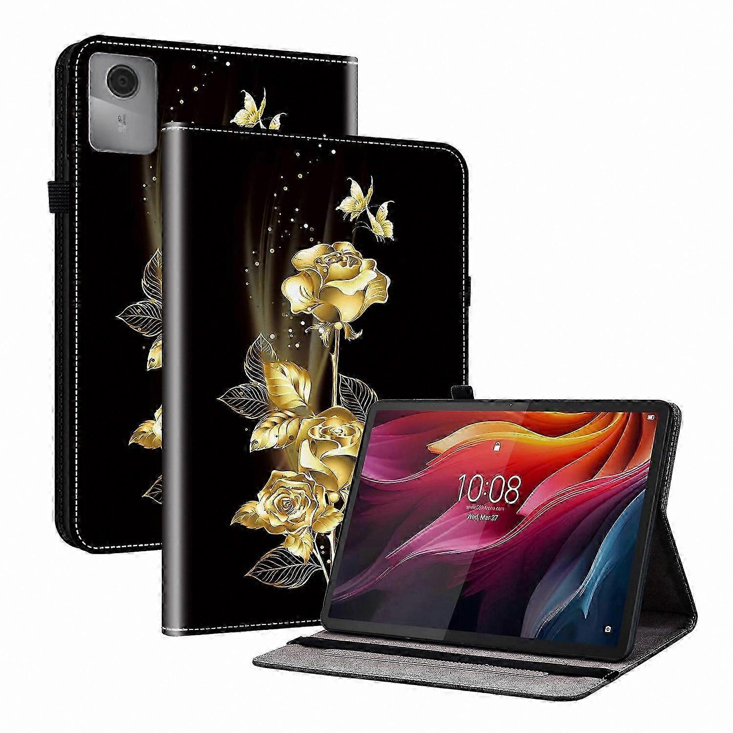 Leather Pattern Stand Case for 11 Inch Tablets, Compatible with  Xiaoxin Pad 11 2025 Models