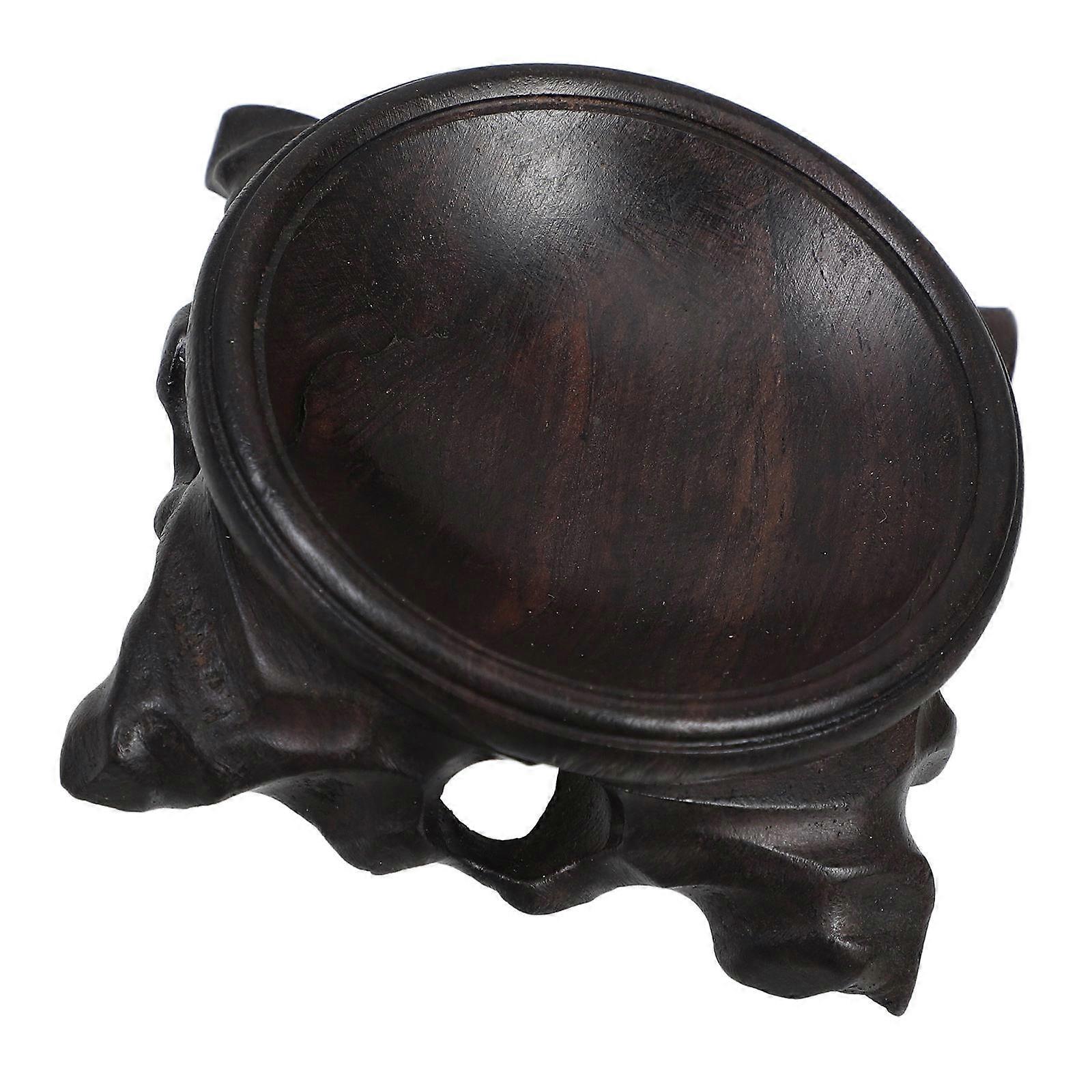 Crystal Ball Stand Wood for Decorative Sphere Display