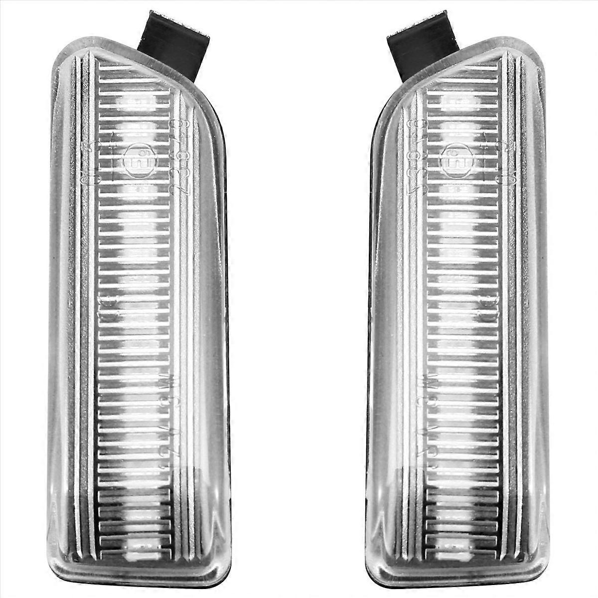 1Pair for LED Side Marker Indicator Lights Transparent