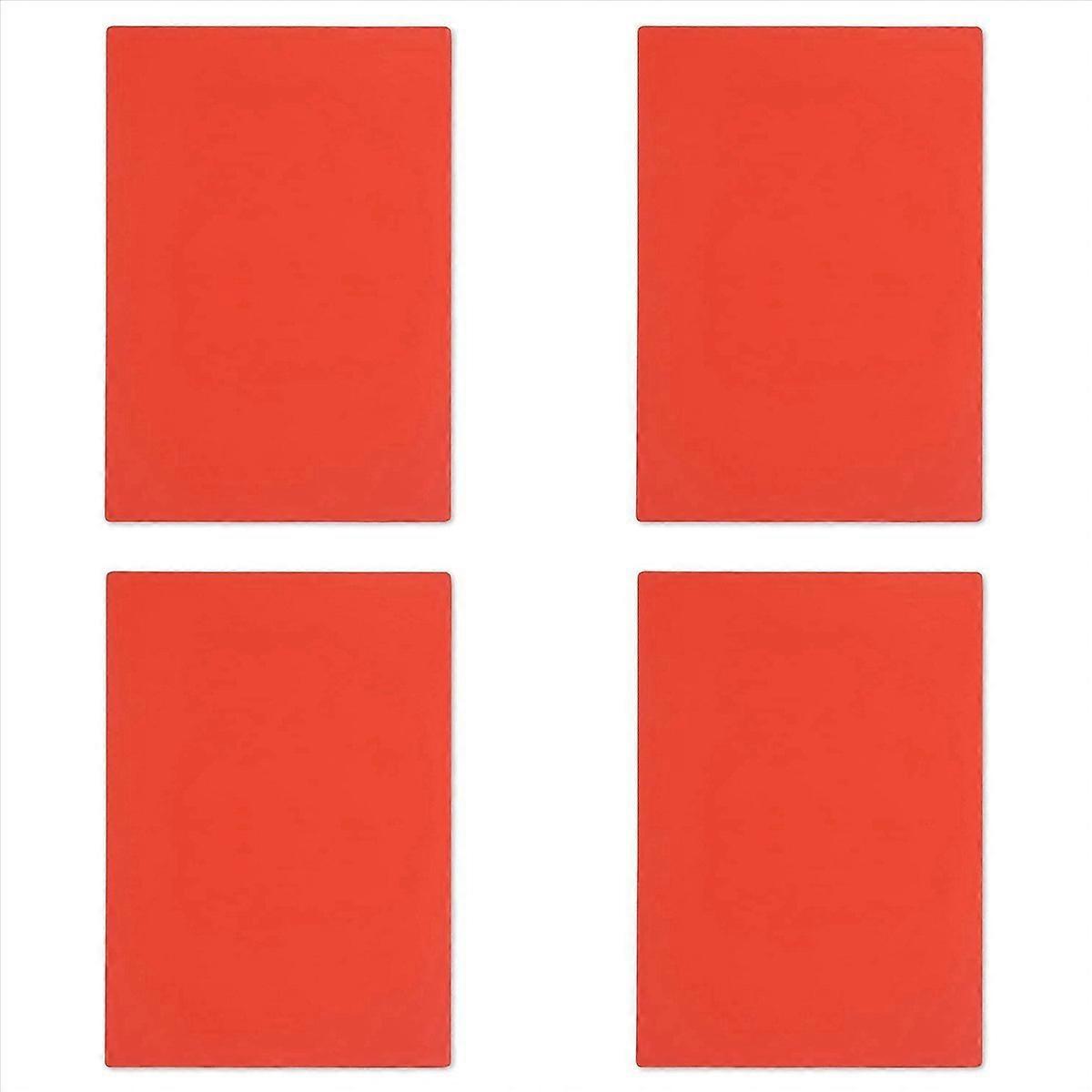 Stamp Sheet for Lasers Engraving Machine with A4 Size (Orange-Red)