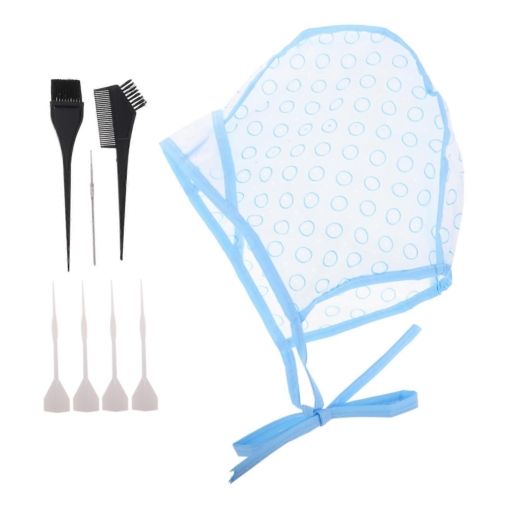 12pcs Adjustable Hair Highlighting Cap with Hook for Precise DIY Coloring Salon and Home Use