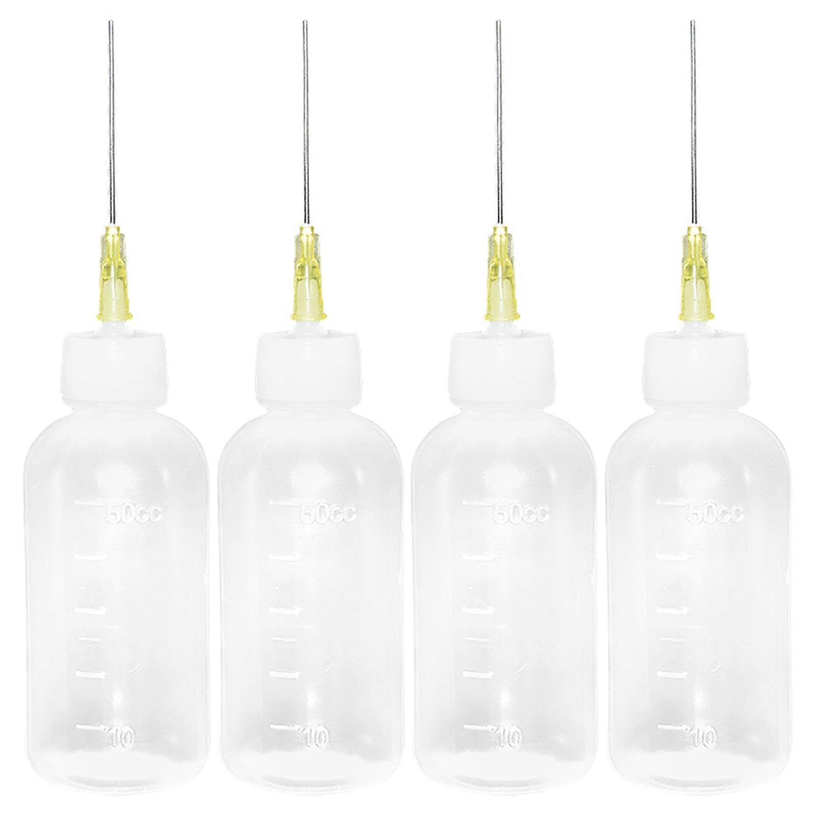 Point Glue Bottle Precision Applicator for Oil Paint 4Pcs Set for Crafts