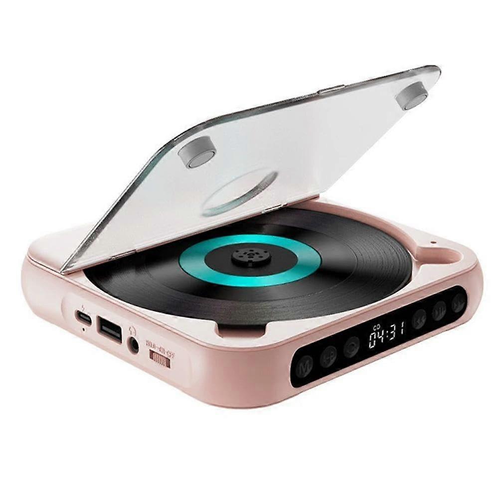 Portable Bluetooth Player  HiFi Sound, Heavy Bass, Rechargeable & Lightweight Compact  Pink, 1Piece