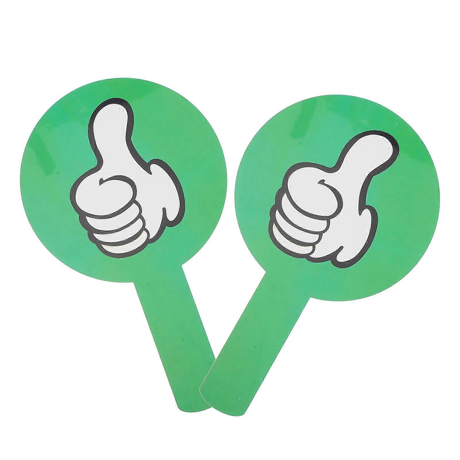 Classroom Judging Boards for Voting 2Pcs Double Sided Plastic Paddles