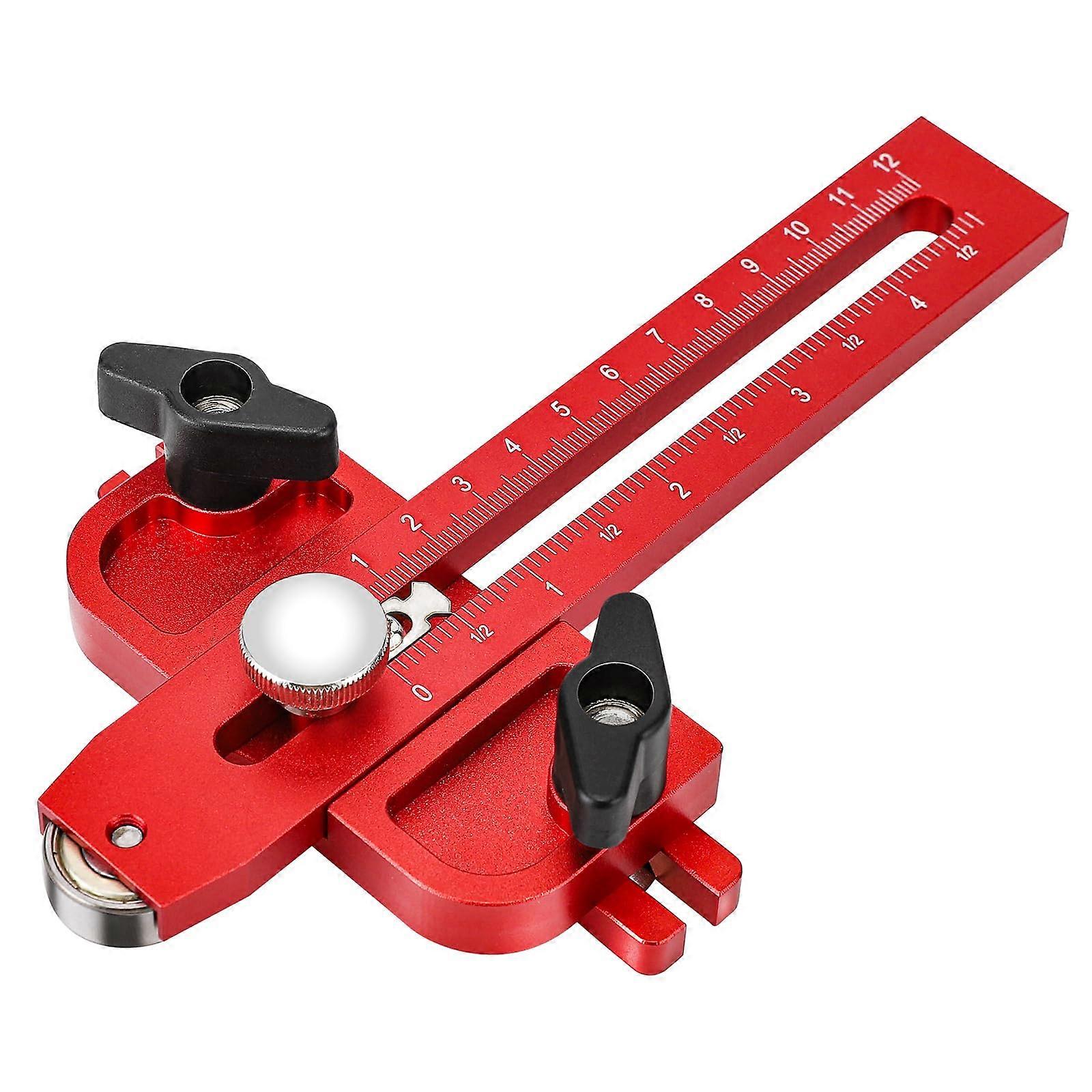 Thin Rip Jig for Table Saw, Precision Woodworking Tool with Kickback Prevention and Adjustable TTrack