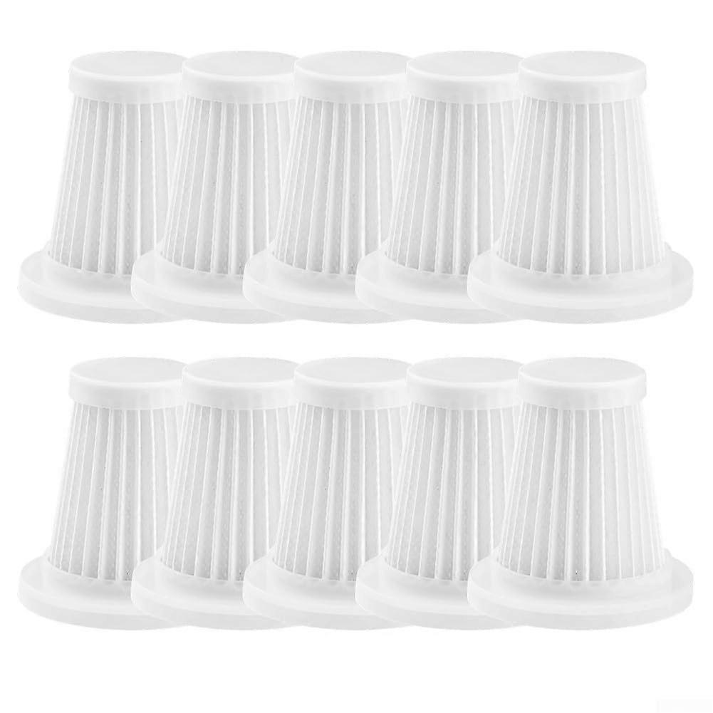Car Vacuum Cleaner Filter 10 Pack Replacement  Efficiency Dust Filtration for Portable Vacuums