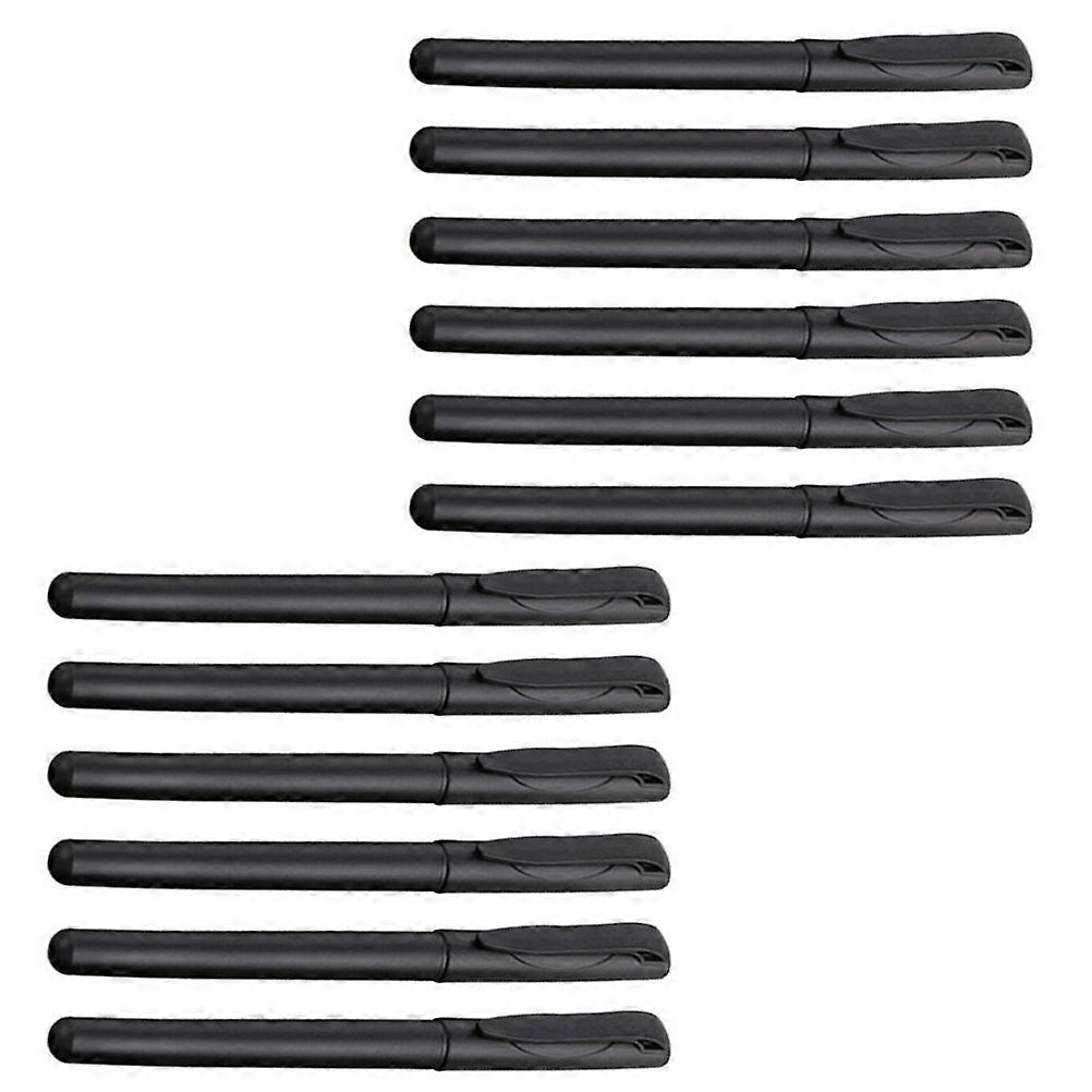 Empty Pen-Holders Gel Pen Shells for Students 100Pcs Black Plastic