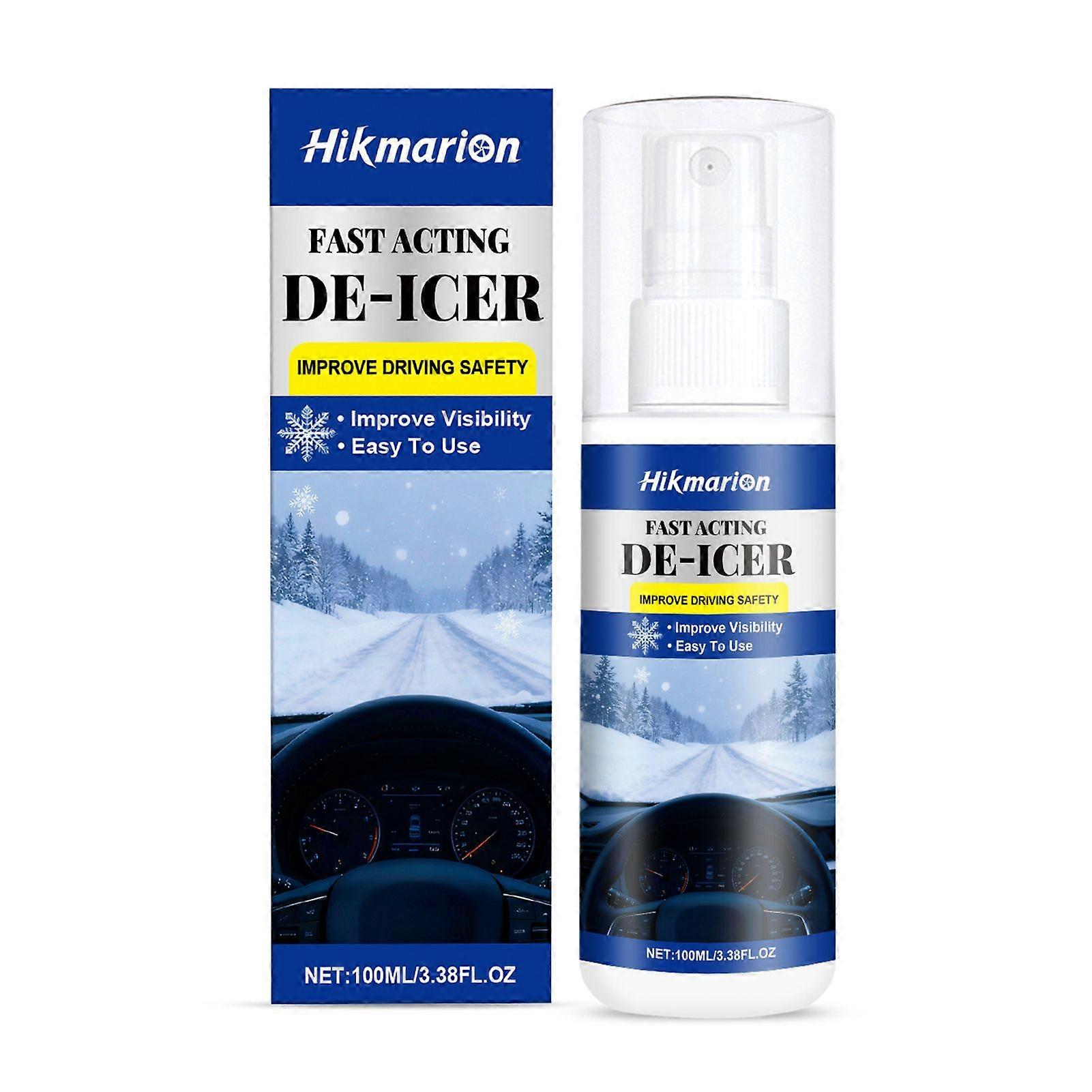 Auto Windshield Deicing Spray Effortless Spray Application. Car Care Supplies
