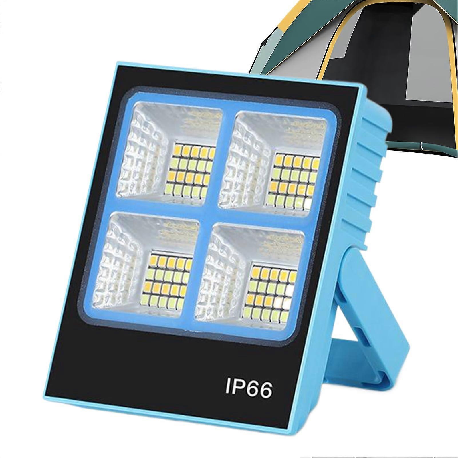 Camping Lantern Solar Powered Rechargeable LED Waterproof Outdoor Light with Dual Charging Modes