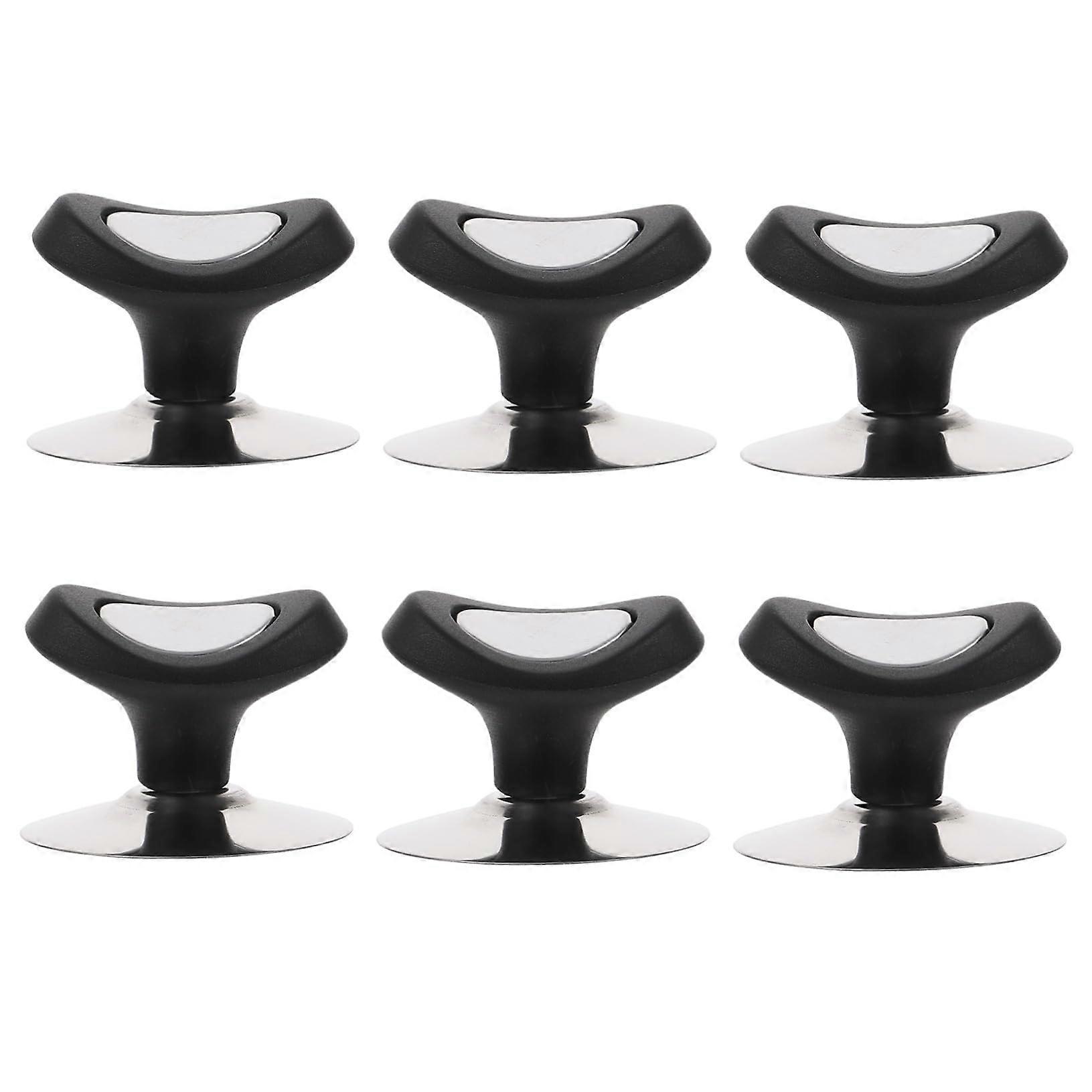 6pcs Pot Lid Replacement Knobs with Ergonomic HeatResistant Grip for Cookware Covers Woks and Pots