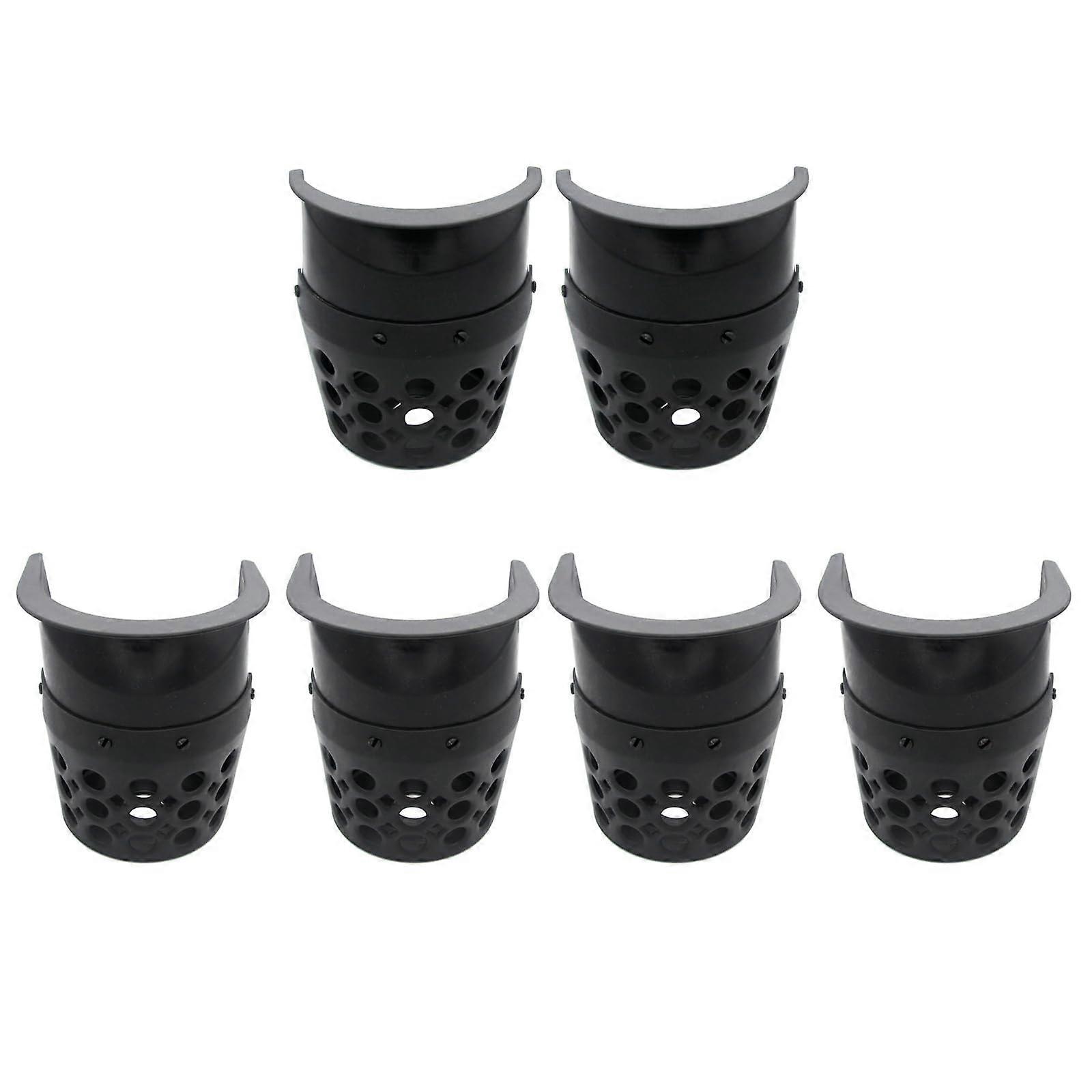 Set of 6 Durable Pool Table Pockets with Large Capacity for Billiard Table Replacement