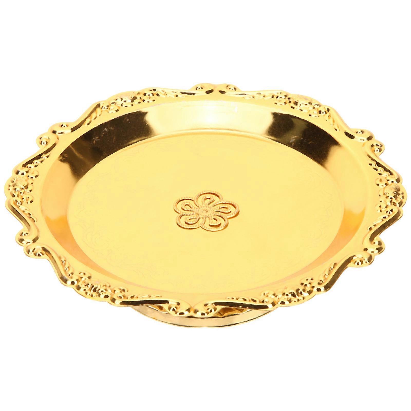 Metal Cake Display Stand Golden Cake Stand for Cupcake Serving Use