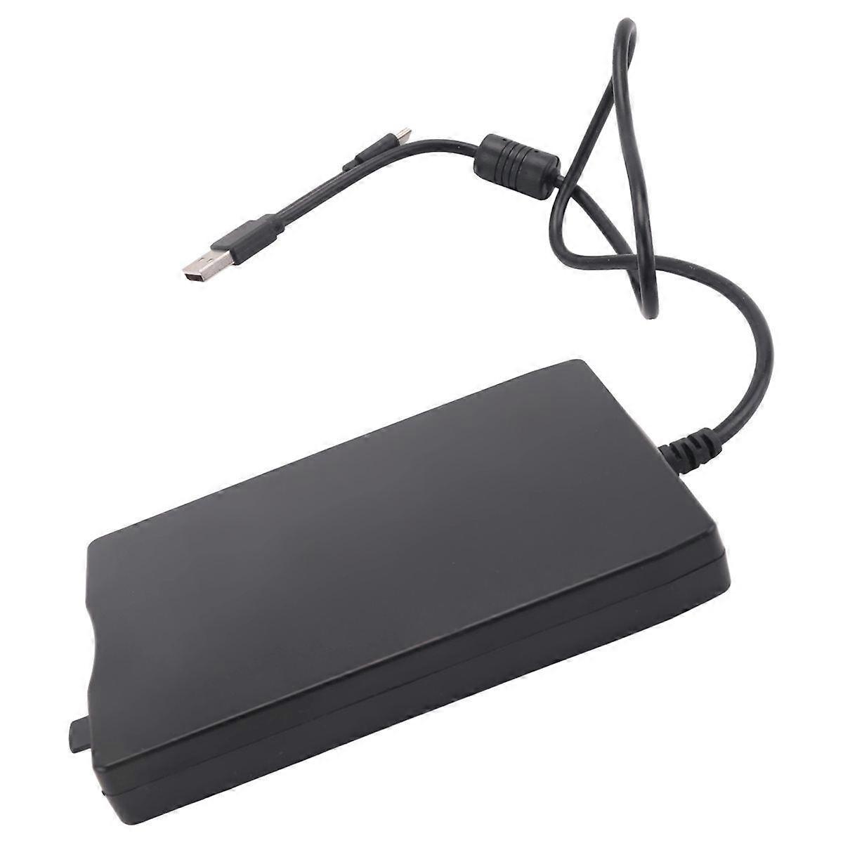 Floppy Disk Reader, 3.5 Inch External Floppy Disk Drive with USB Type-C, Portable FDD Floppy Disk Drive for Laptop PC