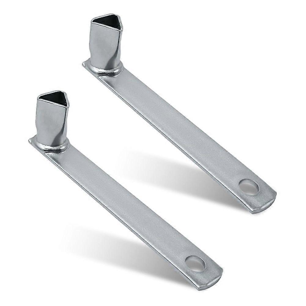 2pcs M12 Steel Triangular Keys for Barrier Posts Universal Bollard Wrench, Fire Brigade Key