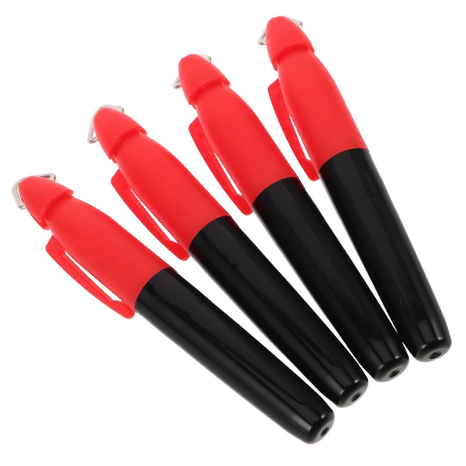 4Pcs Golf Ball Marking Tool Pens with Triangle Clip for Precise Alignment and Accurate Aiming