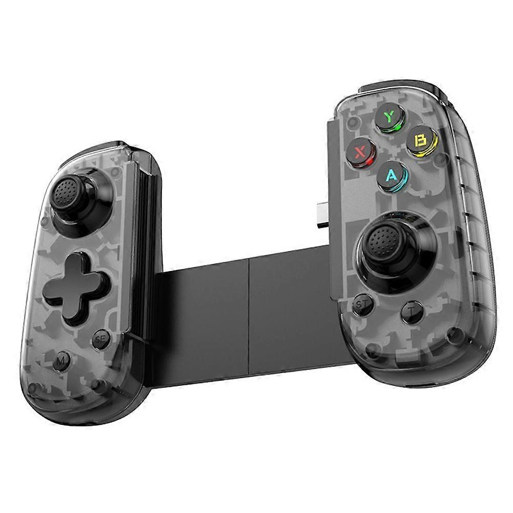 Manette de jeu D6 Mini, pliable, avec port USB-C, compatible Android, PC et tablettes.