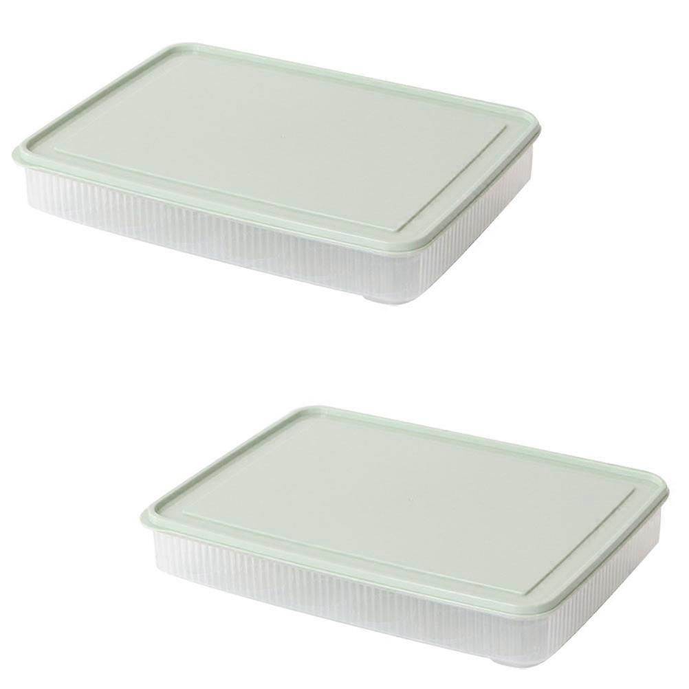 Egg Container Household Egg Storage Box for Storage Use 2Pcs Durable Plastic