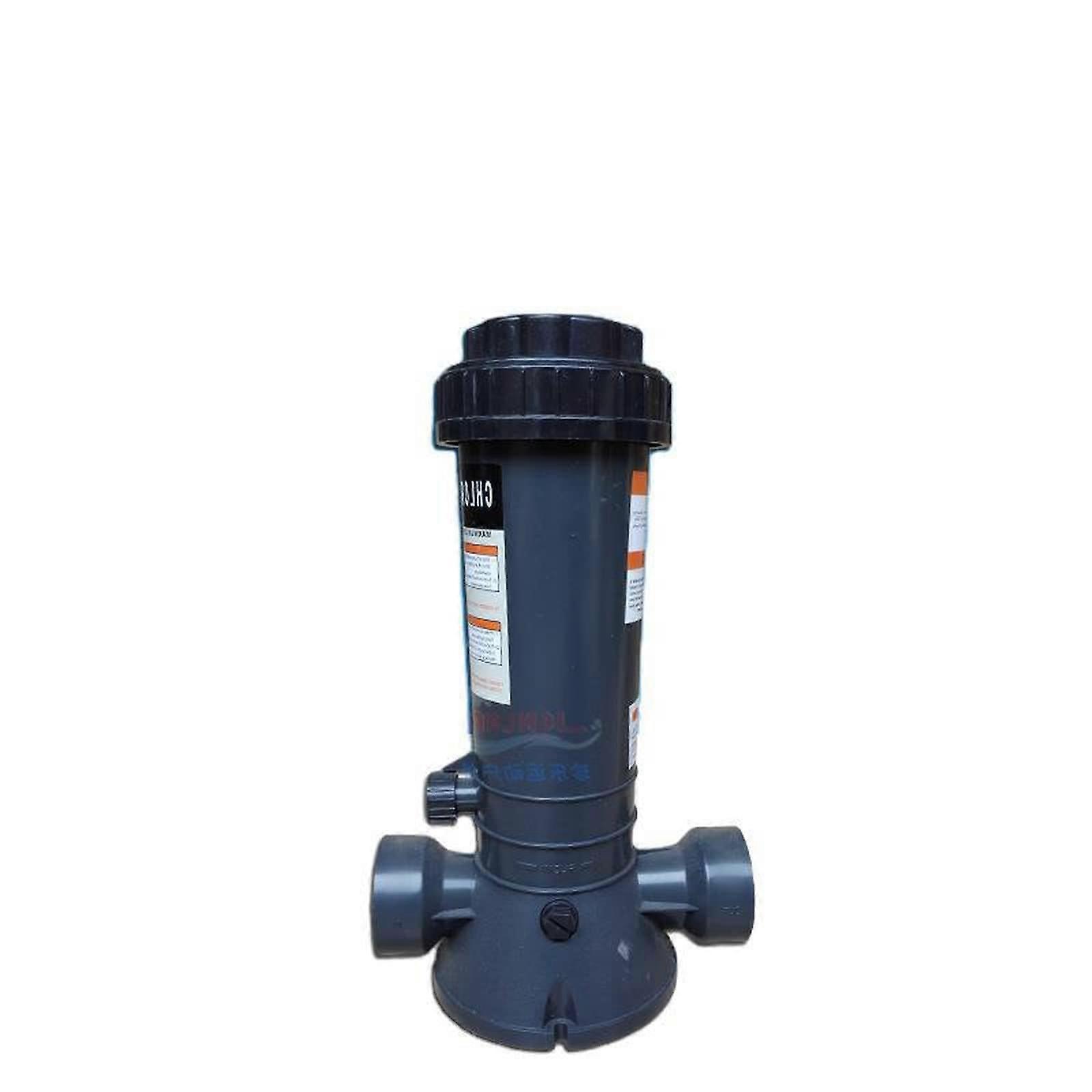 Automatic Pool Chlorinator with Adjustable Dosing and Corrosion Resistant InLine Design for Swimming Pools