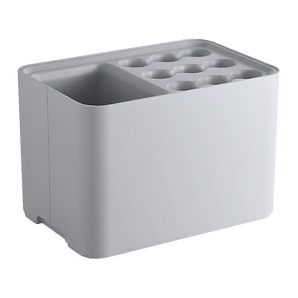 Wall-Mounted Umbrella Rack Storage Shelf for Home 1Pcs Gray Ps Material