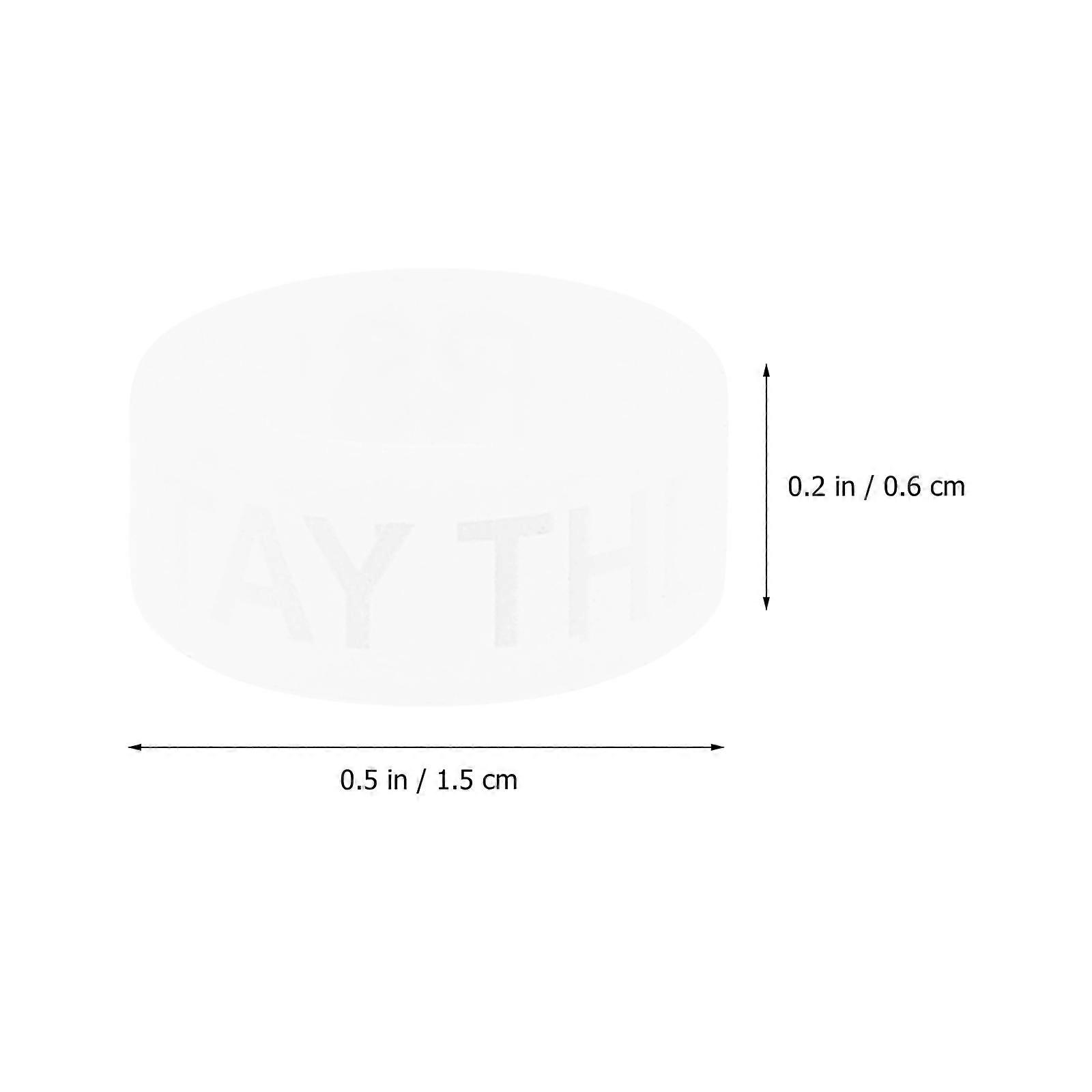 10Pcs Multi-Functional Drumstick End Covers for Practice Performance White Silicone Material Glow in The Dark