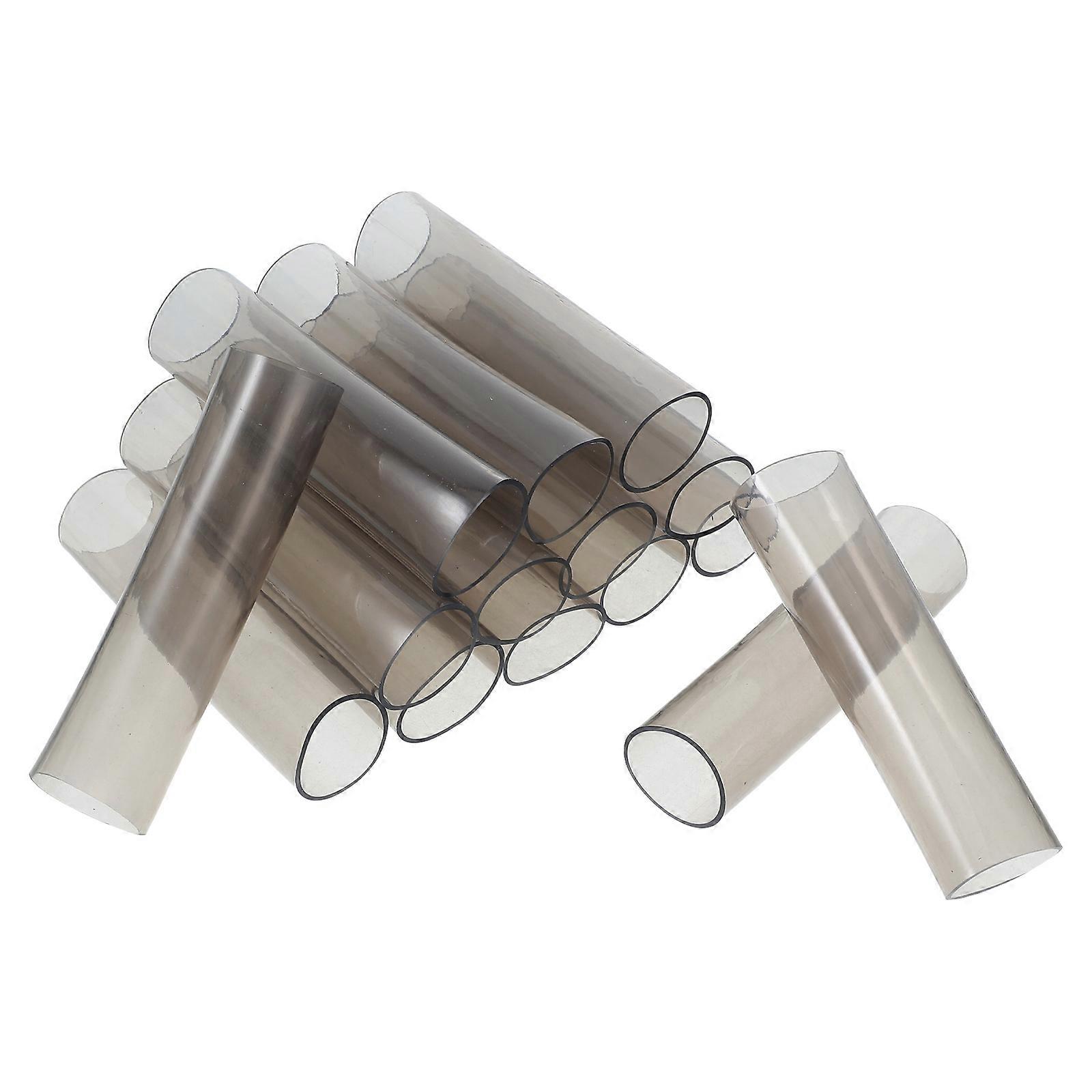 Grey PVC Pool Cover Spring Sleeves for Pool Protection 75Pcs Set