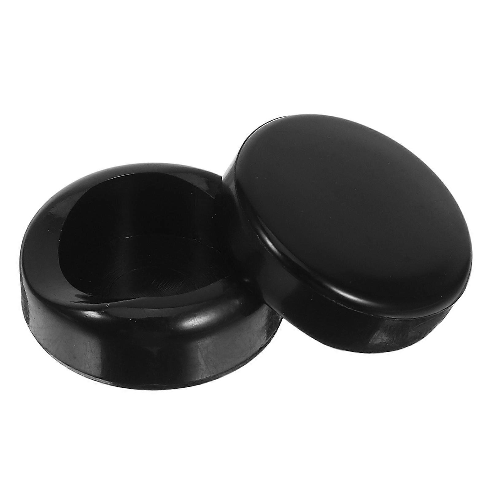 Silicone Saxophone Thumb Rest Cover Left-Hand Black 2Pcs Replacement Accessories