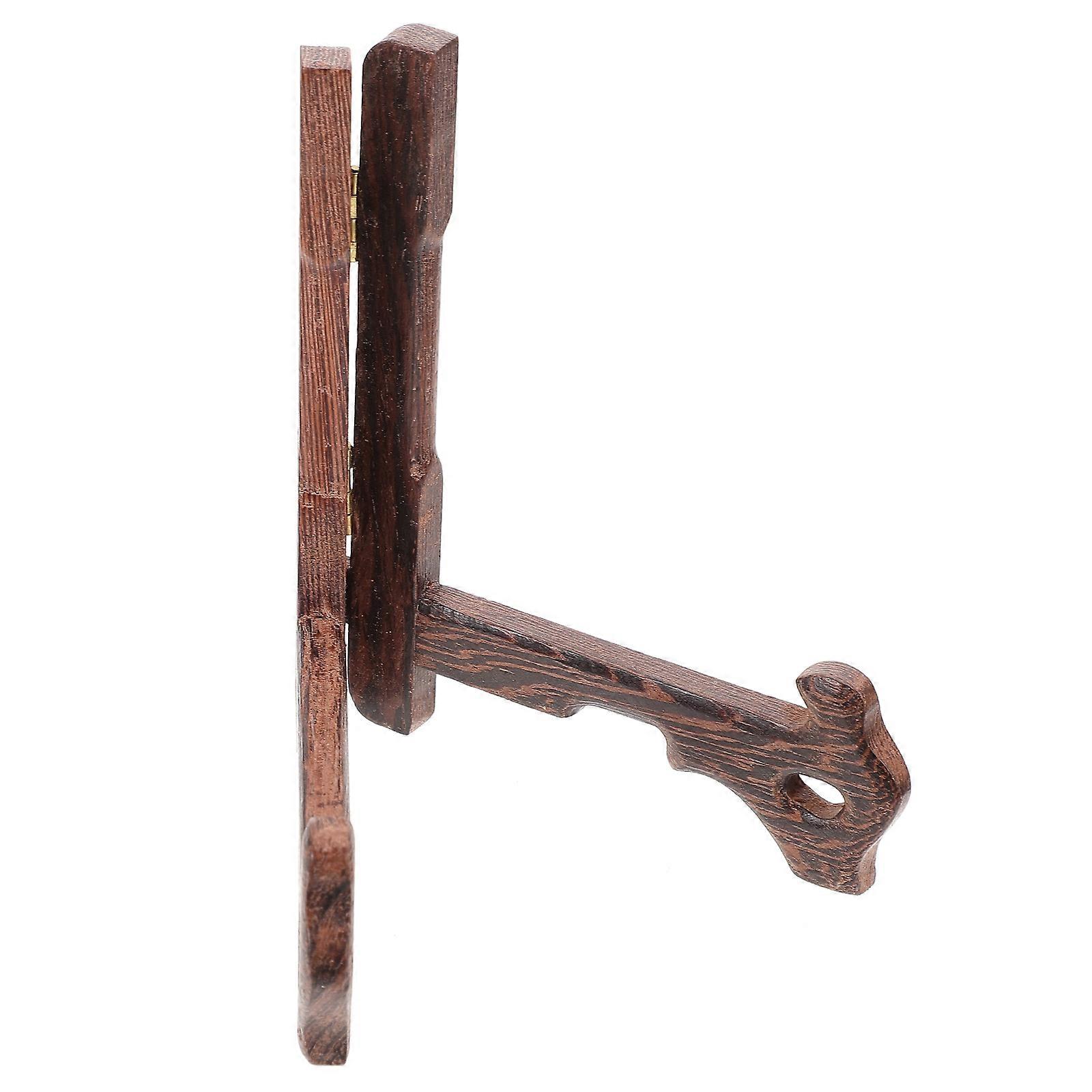 Multi Dish Holder Wooden Display Stand for Storage 1Pcs