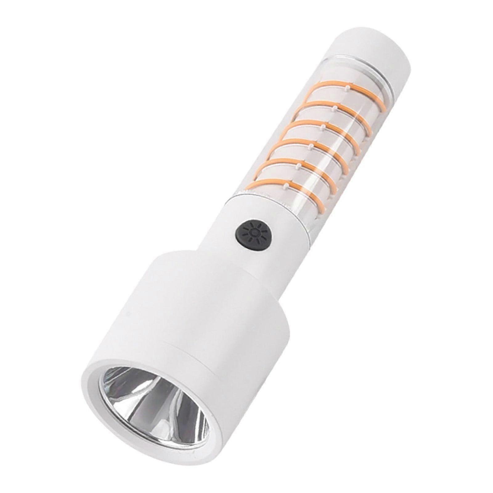 Outdoor Portable Strong Light Flashlight Threaded Filament Warm Light Camping