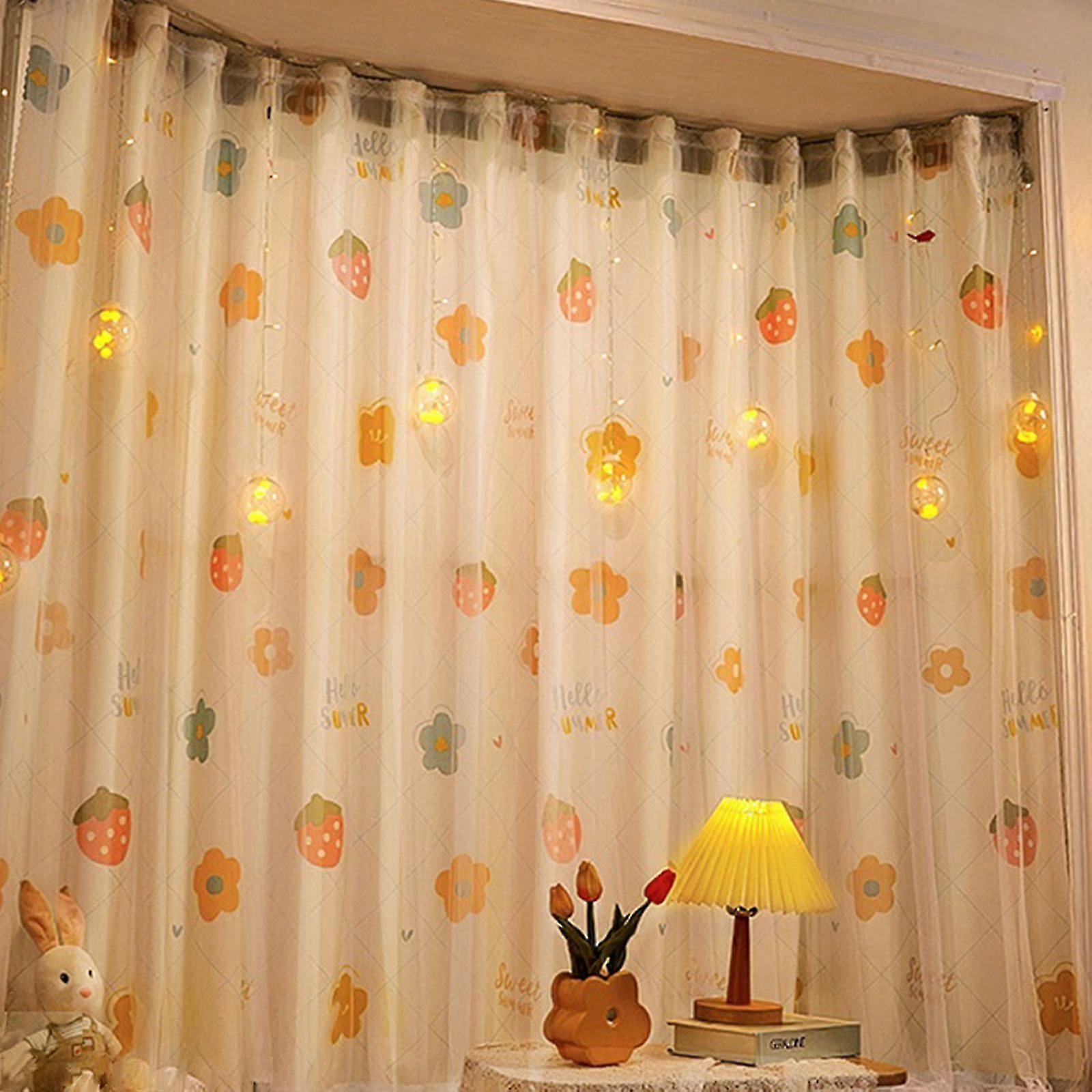 Self-Adhesive Curtains Easy Hanging Versatile Use Multicolor Multiple Sizes