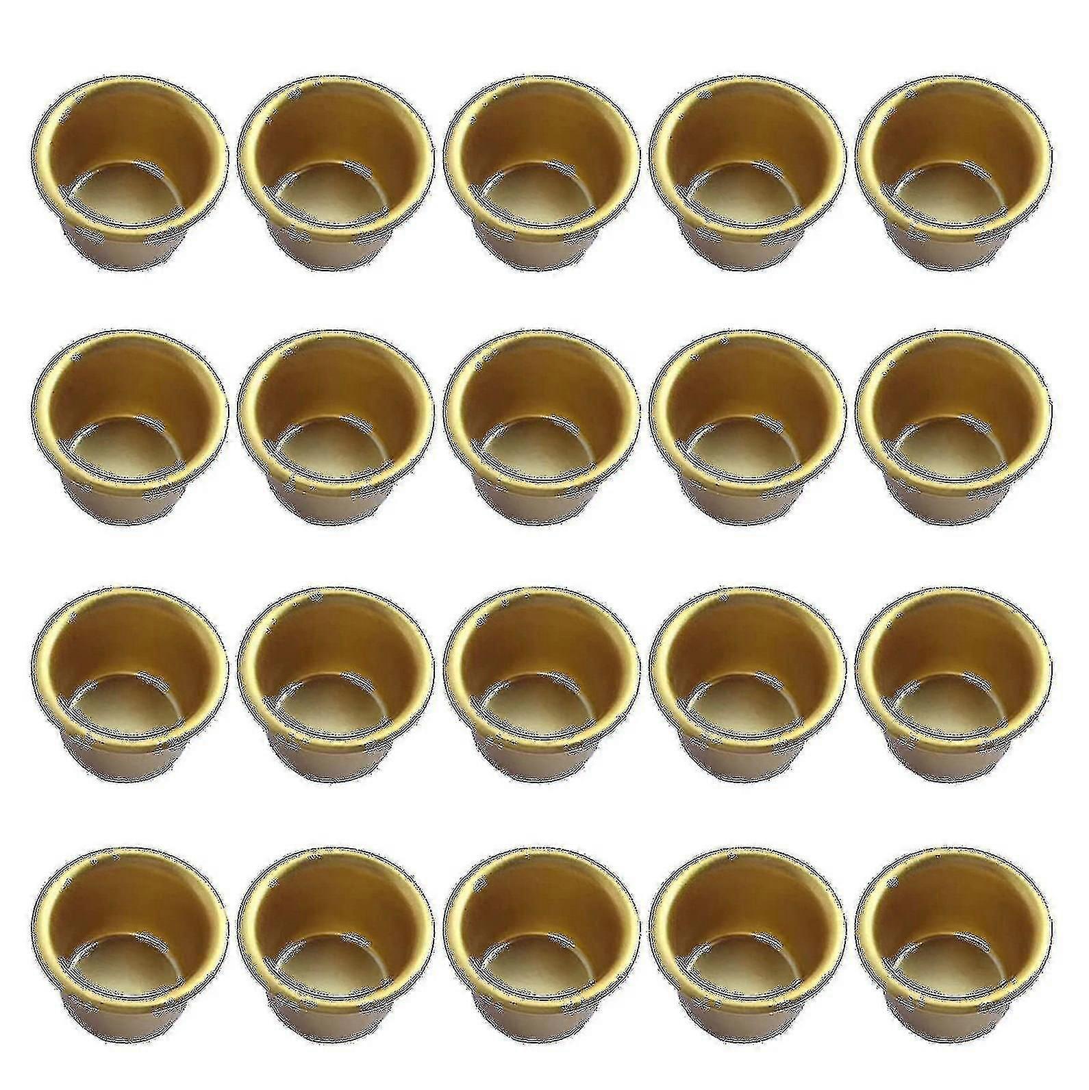 20-pack Metal Candle Insert Holder Set Compatible with Tree Candle Holders