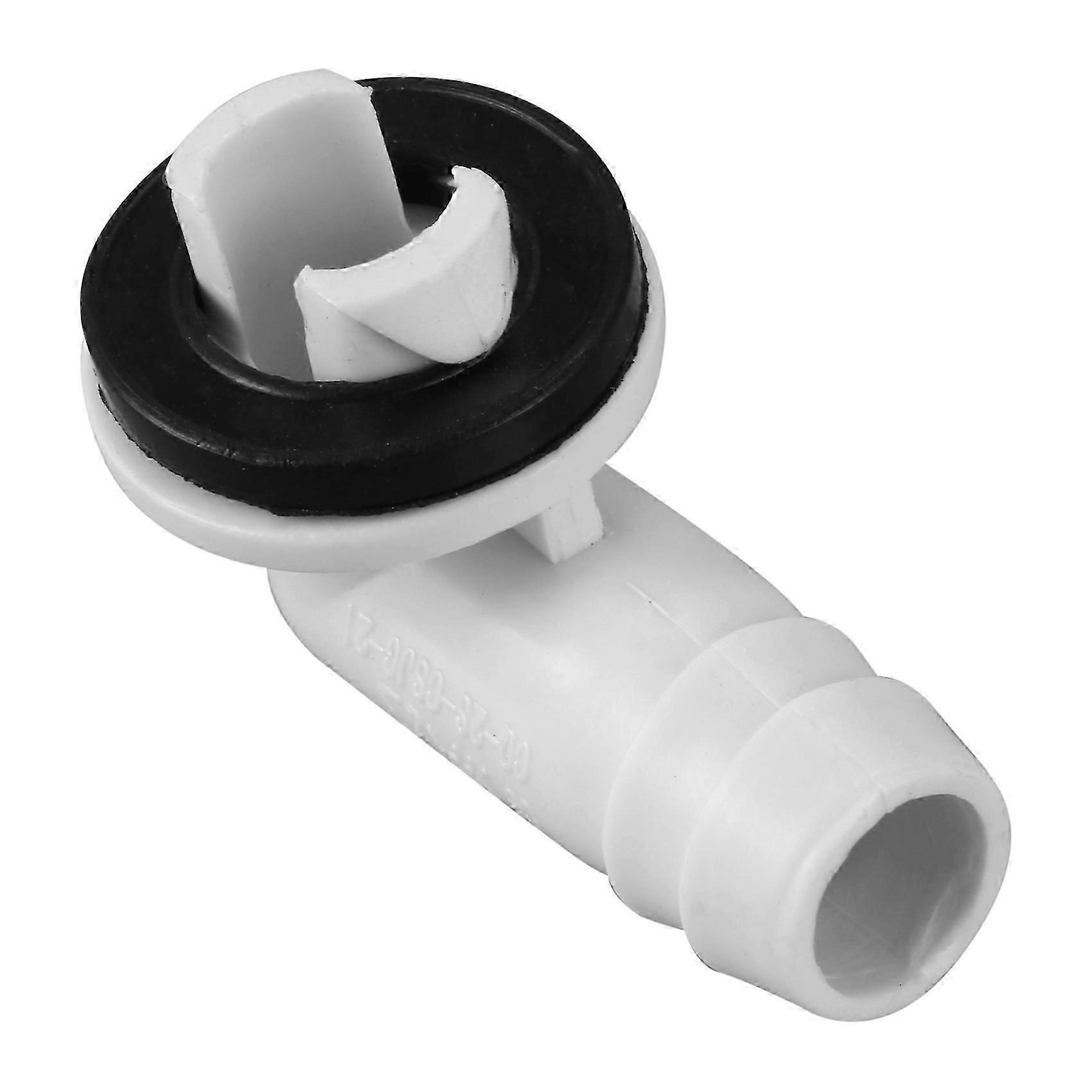 AC Drain Hose Elbow Connector with Rubber Ring for Mini-Split Window Units