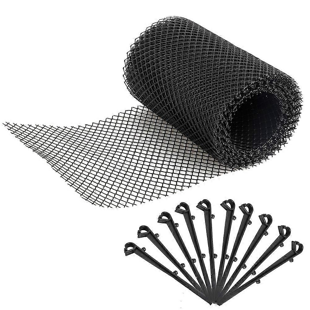 Gutter Guard Mesh Gutter Cover for Preventing Drain Blockages 1Set