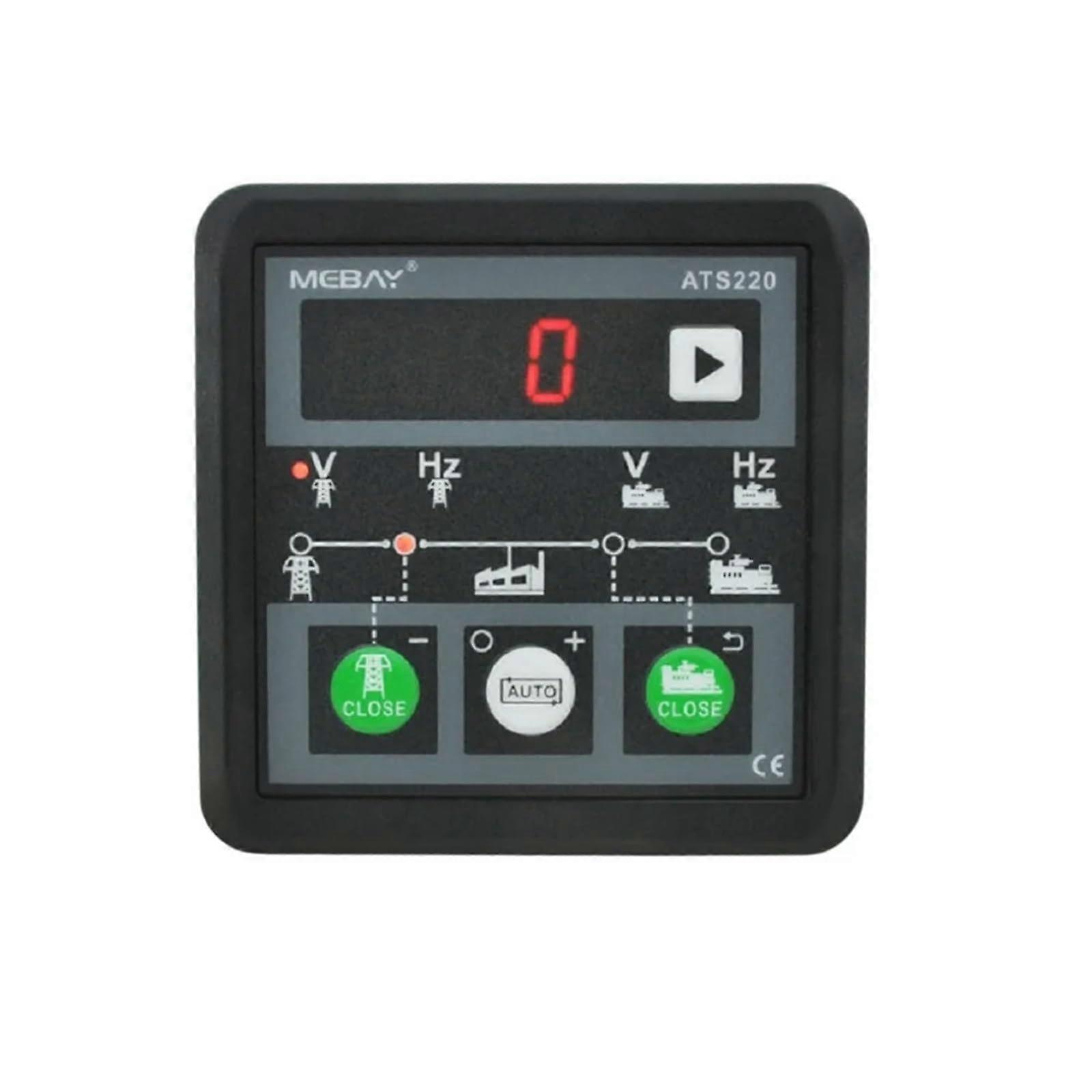 ATS220 ATS Controller for Generator with Automatic Backup Switching and Manual Override Control