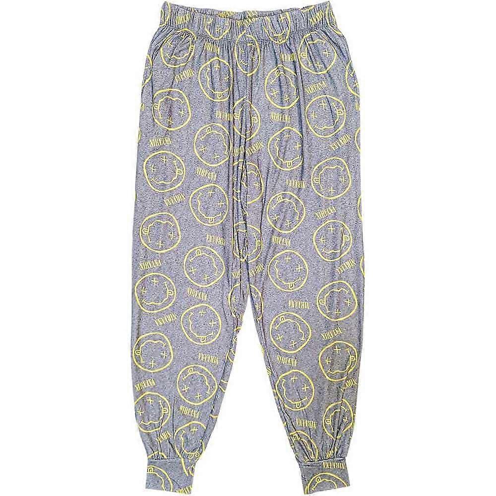Nirvana Yellow Grunge Smile Pyjamas