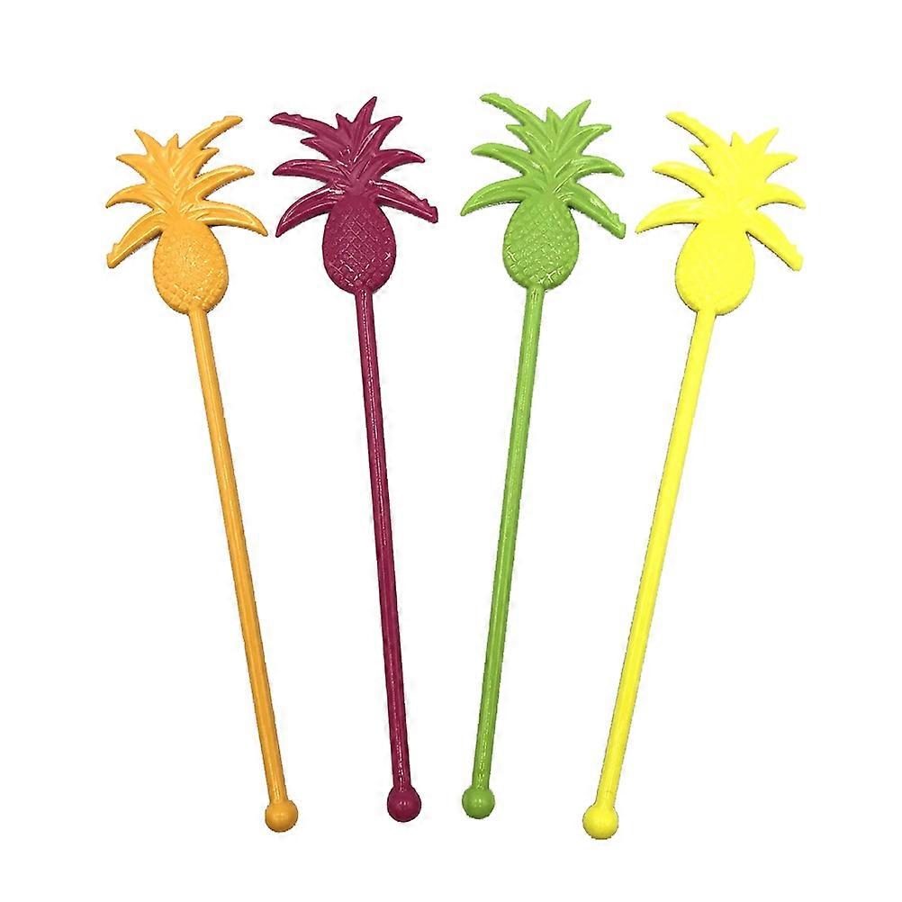 Drink Stirrer Pineapple for Mixing Drinks 6Pcs Creative Design