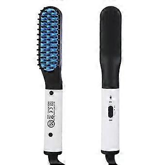 Professioneller Heißkamm-Haarglätter für Männer, Bartglätter, Nass- und Trockenhaarglätter, Schnellstyling