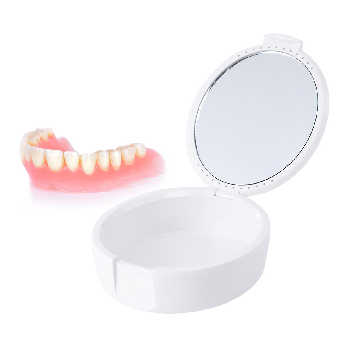 Denture Box Retainer Case for Storage Use 2Pcs with
